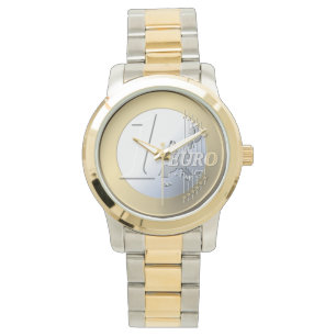 Relojes de monedas en euros