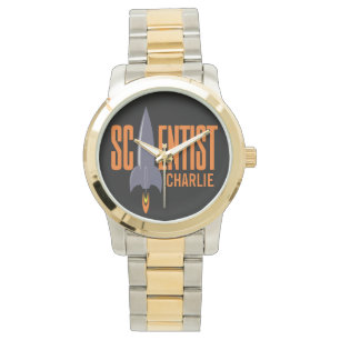 Relojes de nombres personalizados de Rocket Scient