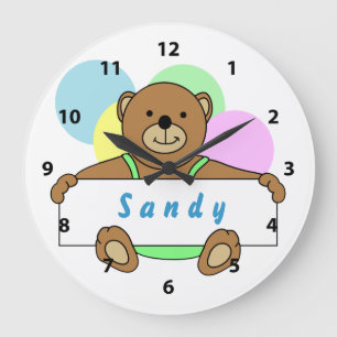 Relojes de oso de peluche personalizados
