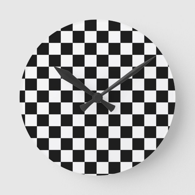Relojes de pared a cuadros del tablero (Anverso)