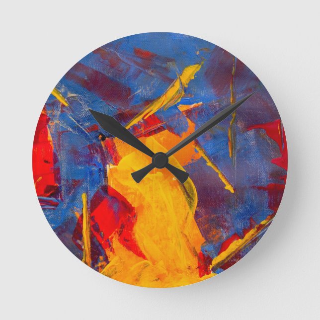 Relojes de pared abstractos - hora de cóctel (Anverso)
