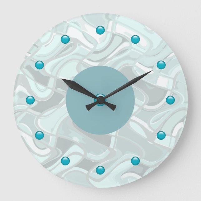 Relojes de pared de arte abstracto moderno (Anverso)