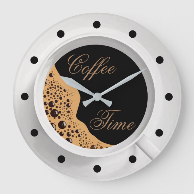 Relojes de pared de café de moda (Anverso)