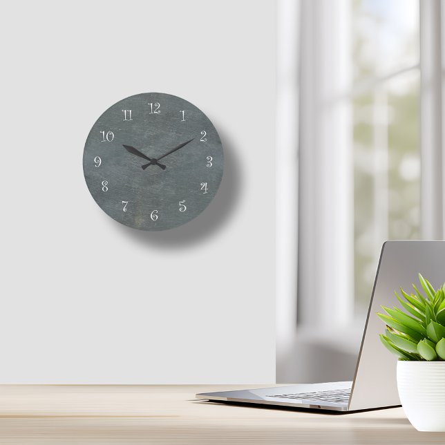 Relojes de pared de cocina con aspecto de pizarra (Subido por el creador)