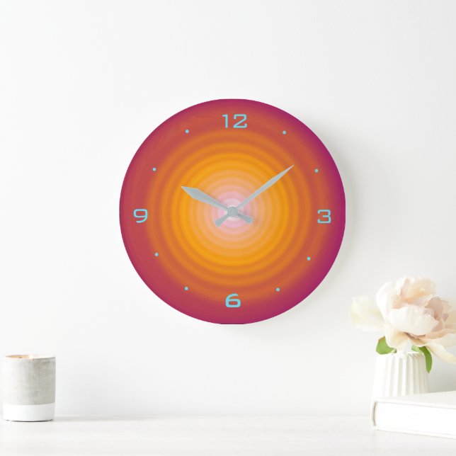 Relojes de pared de cocina con diseño de remolino  (Hogar)