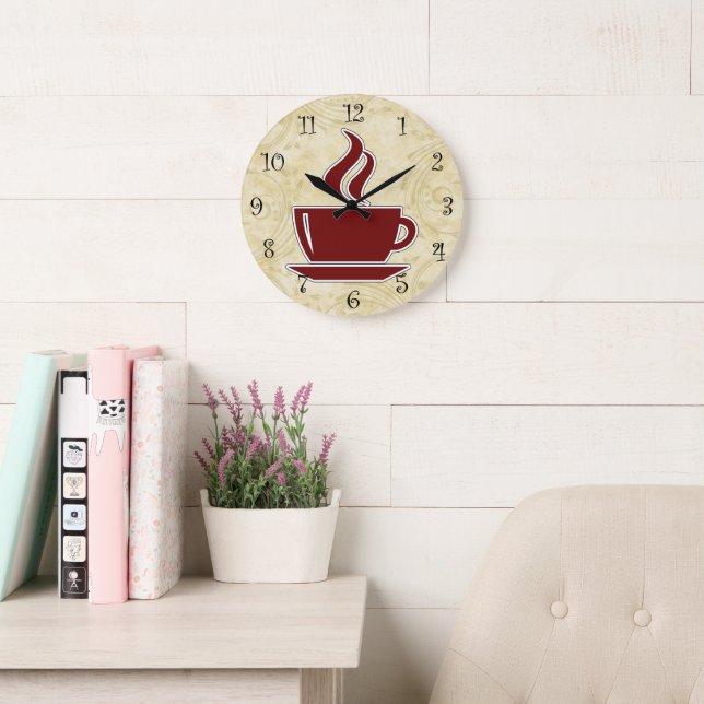 Relojes de pared de cocina de café (Sala de lectura)