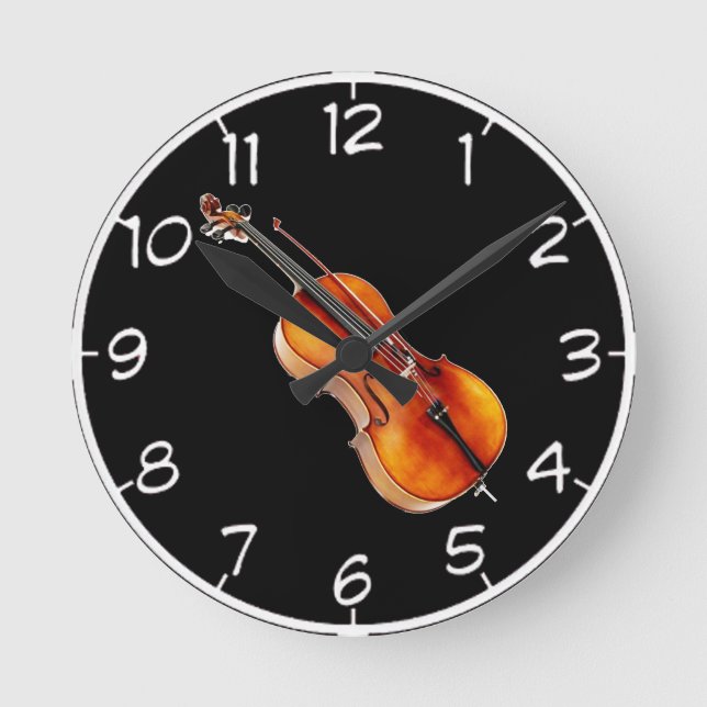Relojes de pared de diseño "Cello" (Anverso)
