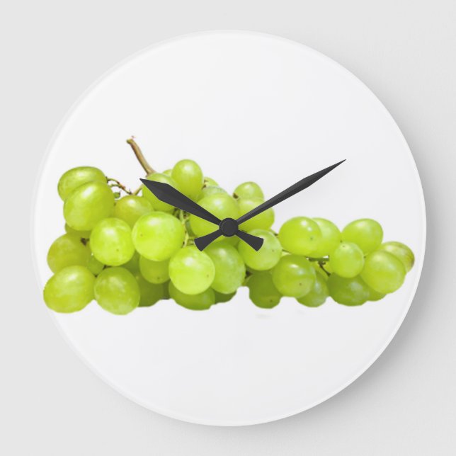 Relojes de pared de diseño de "uvas verdes" (Anverso)