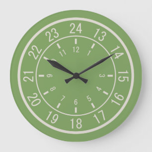 relojes de pared DE ENCARGO de 24 horas