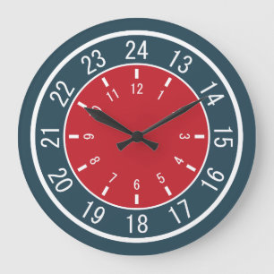 relojes de pared DE ENCARGO de 24 horas