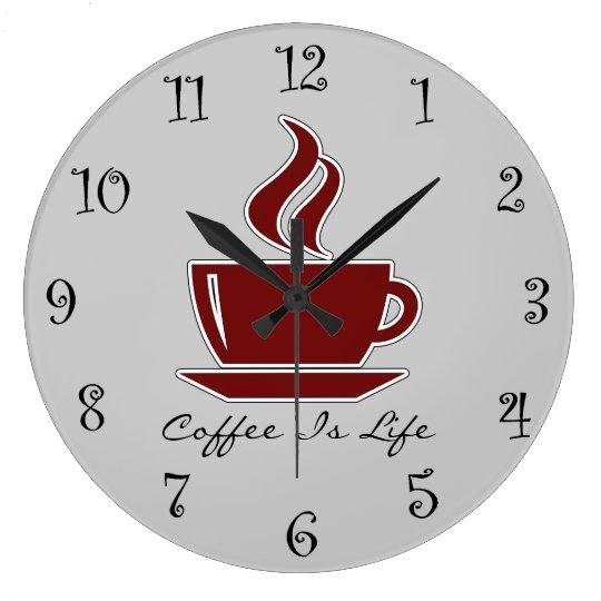 Relojes de pared de la cocina del café | Zazzle.es