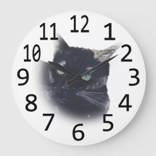 Relojes de pared de la pintura de la cabeza de la
