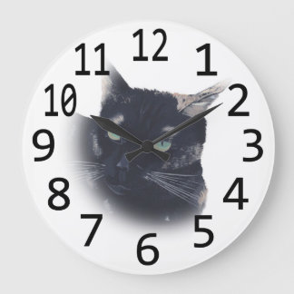 Relojes de pared de la pintura de la cabeza de la