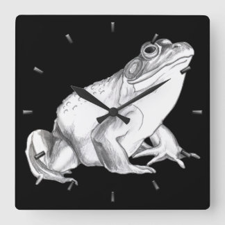 Relojes de pared de la rana de Bull del reloj de