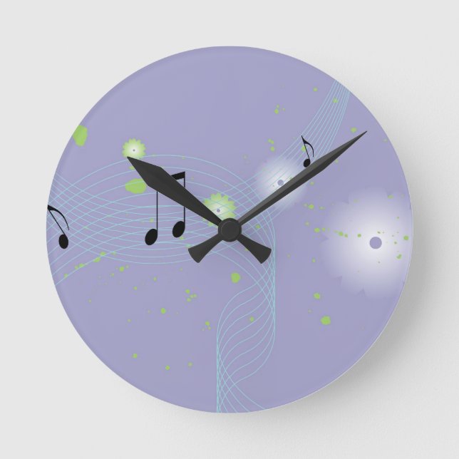 Relojes de pared de los amantes de la música (Anverso)