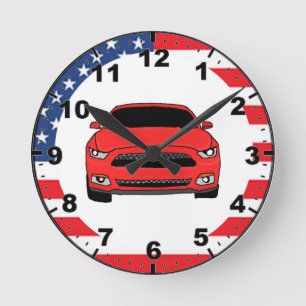 Relojes de pared del diseño del coche de