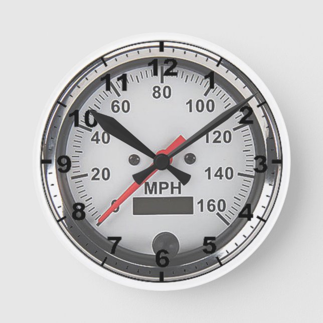 Relojes de pared del diseño "del velocímetro retro (Anverso)
