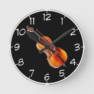 Relojes de pared del diseño del "violoncelo"