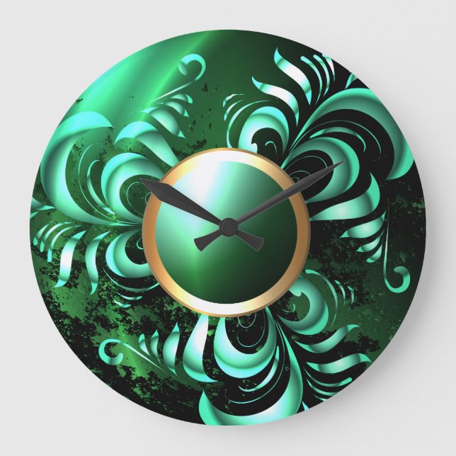 Relojes de pared elegantes abstractos 2 y opciones (Anverso)