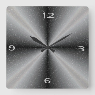 Relojes de pared grises/blancos con fondo de nieve