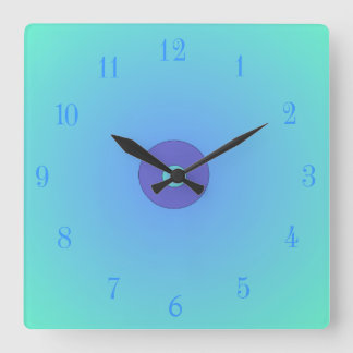 Relojes de pared lisos con centro de color malva A