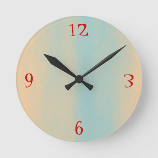Relojes de pared lisos de azulejo amarillo / verde