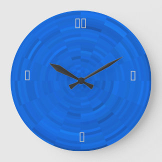 Relojes de pared modelados Blue> brillantes