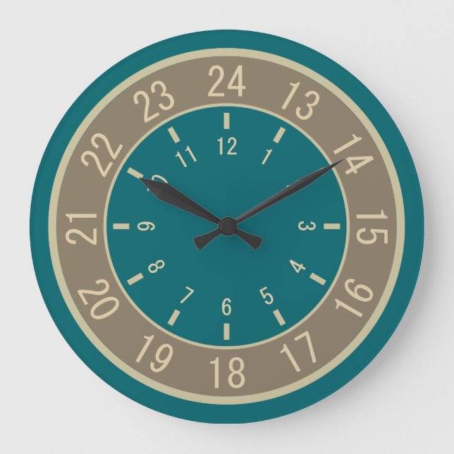 Relojes de pared PERSONALIZADOS 24 HORAS (Anverso)