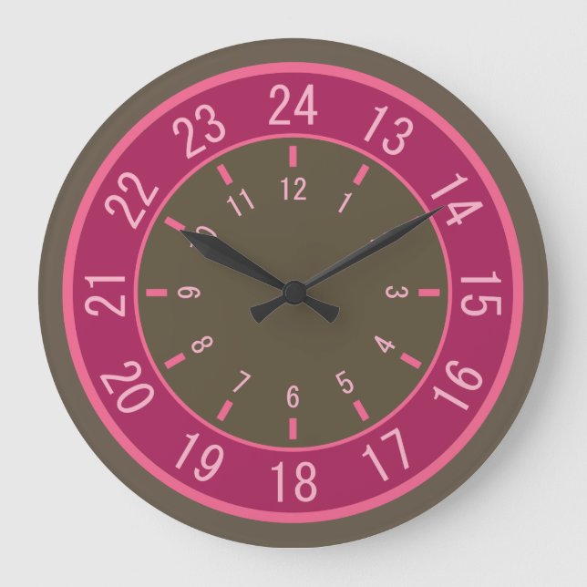 Relojes de pared PERSONALIZADOS 24 HORAS (Anverso)