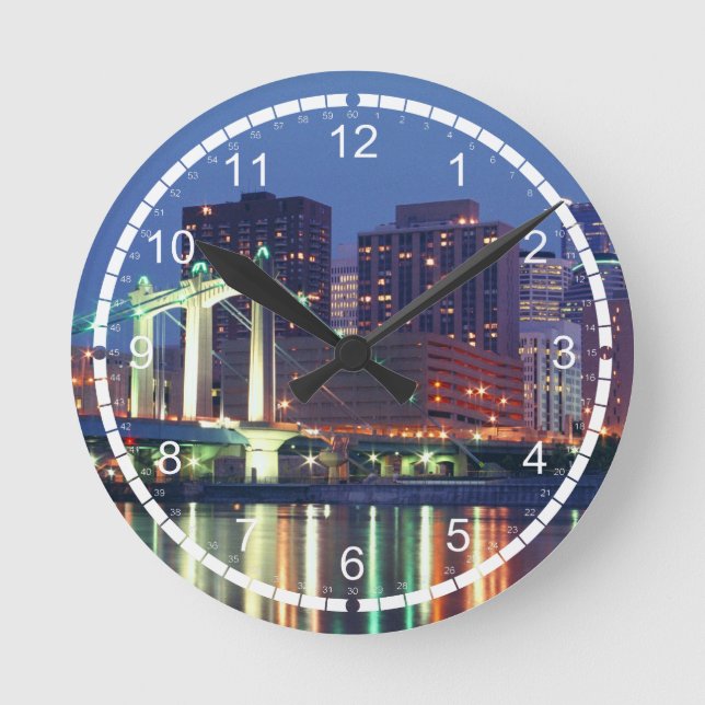 Relojes de pared temáticos de Minnesota (Anverso)