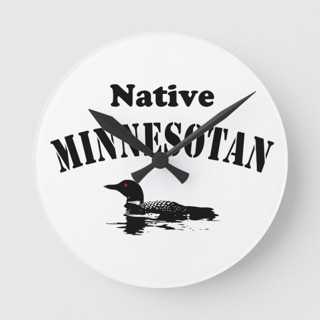 Relojes de pared temáticos de Minnesota (Anverso)