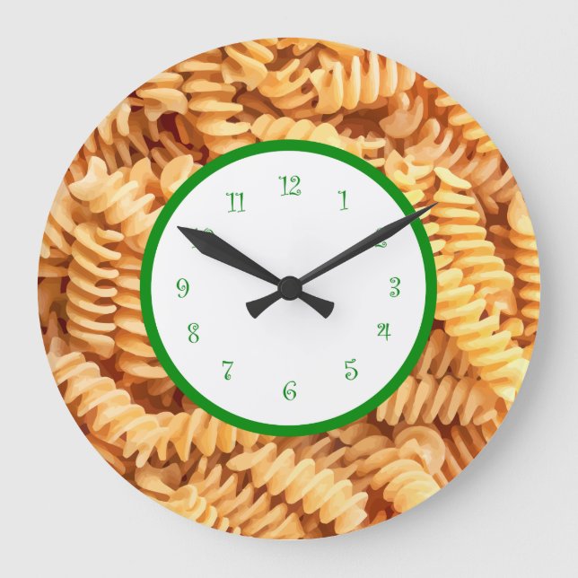 Relojes de paredes de pasta italiana (Anverso)