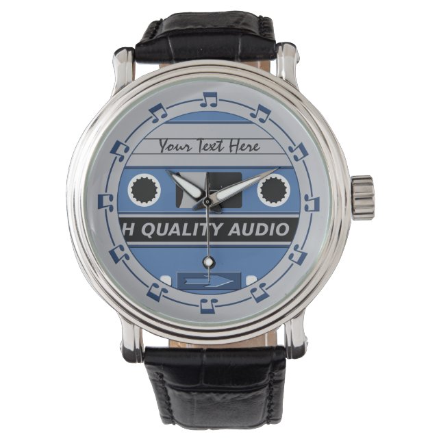 Relojes de personalizado de cintas Retro (Anverso)