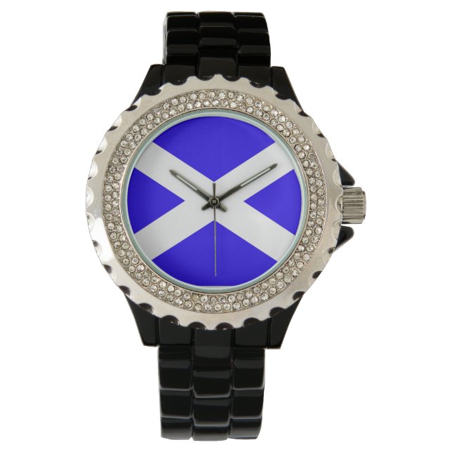 Relojes de pulsera de la bandera de Escocia (Anverso)