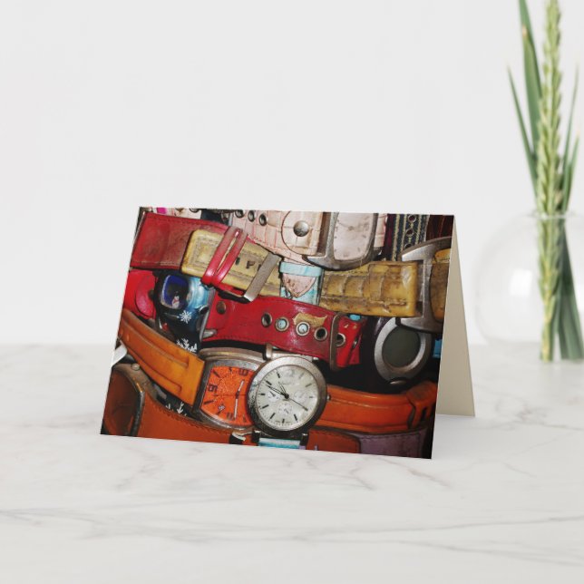 Relojes de pulsera, todas las ocasiones tarjeta de (Anverso)