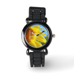 Relojes de regalo Agrega tu nombre Amarillo Giraso