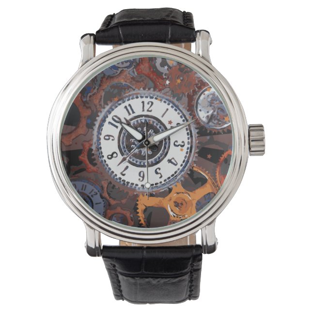 Relojes de relojería de vapor (Anverso)