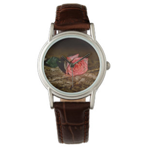 relojes de rosa de cerca