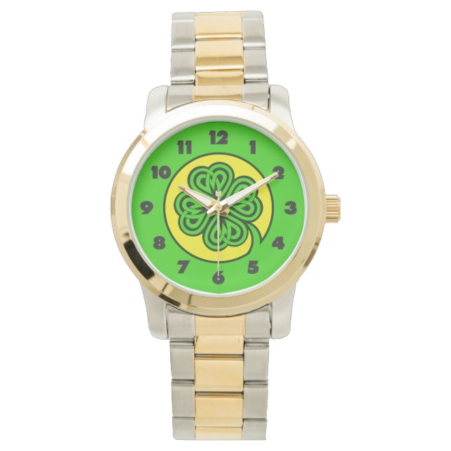 Relojes de Shamrock tribales (Anverso)