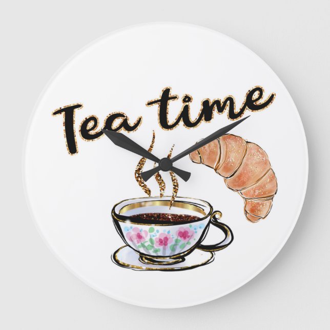Relojes de té, decoración de pared, cerraduras de  (Anverso)