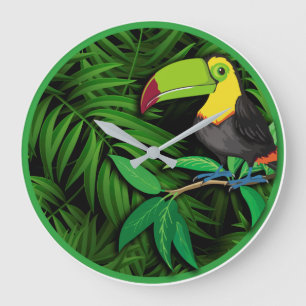 Relojes decorativos de pared tropical