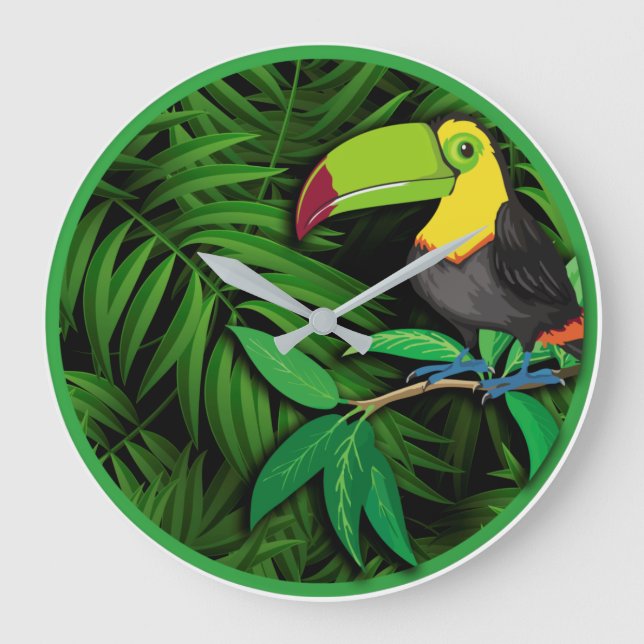 Relojes decorativos de pared tropical (Anverso)