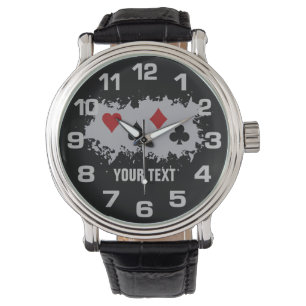 Relojes del personalizado del chapoteo de la