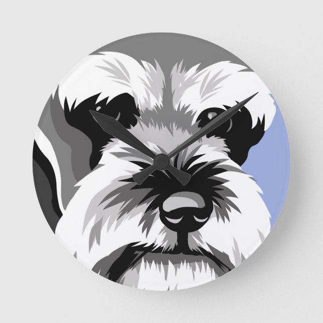Relojes del Schnauzer miniatura (Anverso)