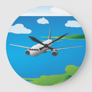 Relojes del vector del avión de pasajeros A321