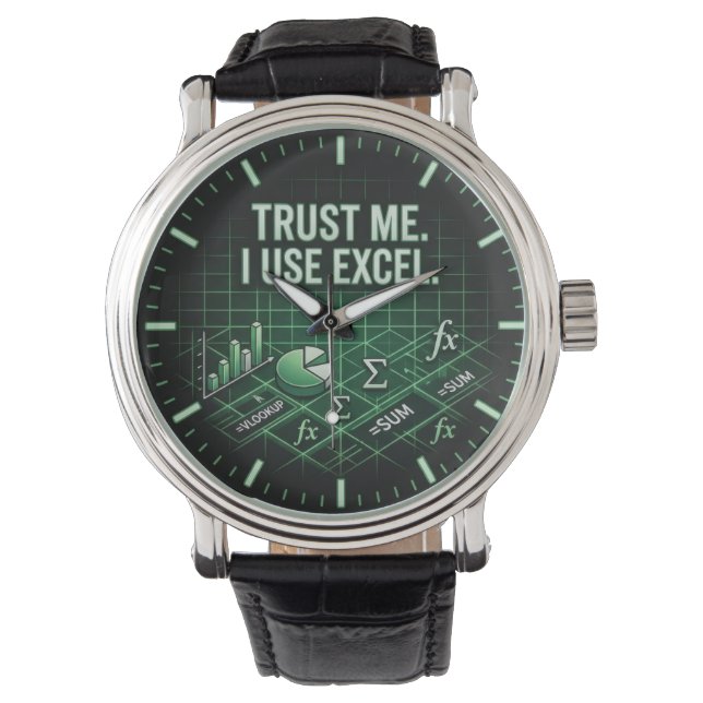 Relojes divertidos de Excel para traders y contado (Anverso)