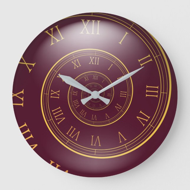 Relojes eternos, gran reloj romano espiral (Anverso)