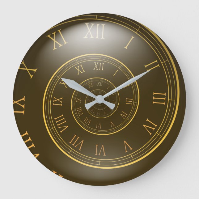 Relojes eternos, gran reloj romano espiral (Anverso)