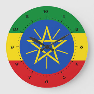 Relojes etíopes de la bandera