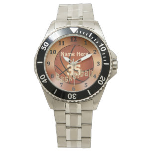 Relojes frescos del baloncesto con SU NOMBRE y